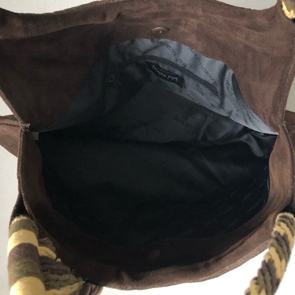 Patricia Pepe Firenze Leather Hobo, EUC, never used - Picture 6 of 11